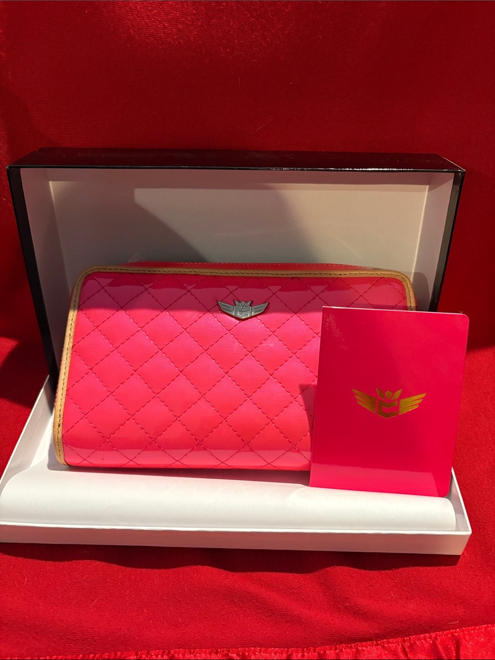 NWT Consuela Candy Crush Pink Wristlet